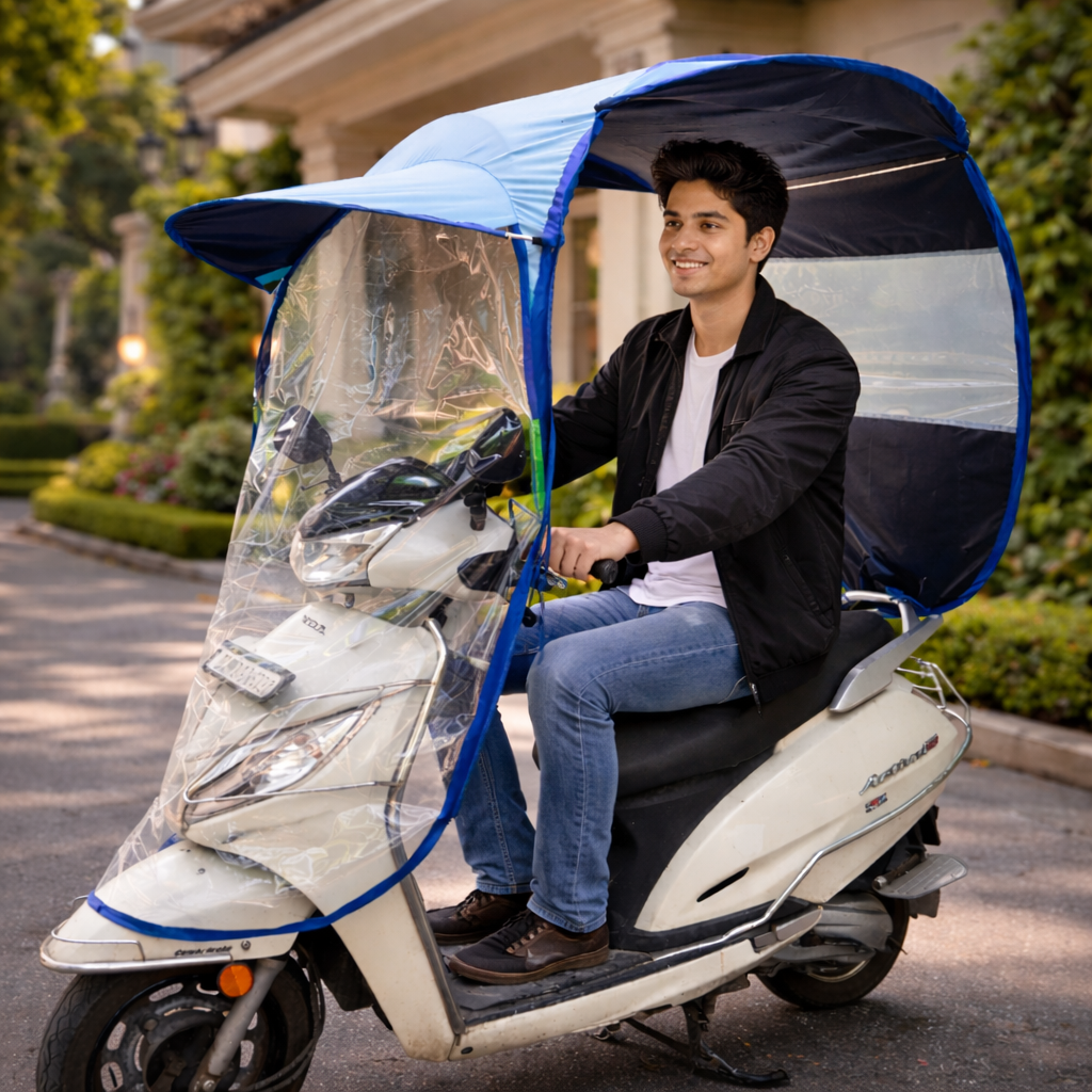 ZUFLER - All Weather Scooter & Bike Protection System