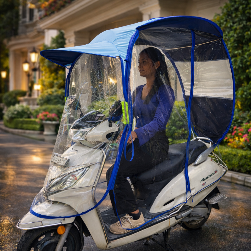 ZUFLER - All Weather Scooter & Bike Protection System