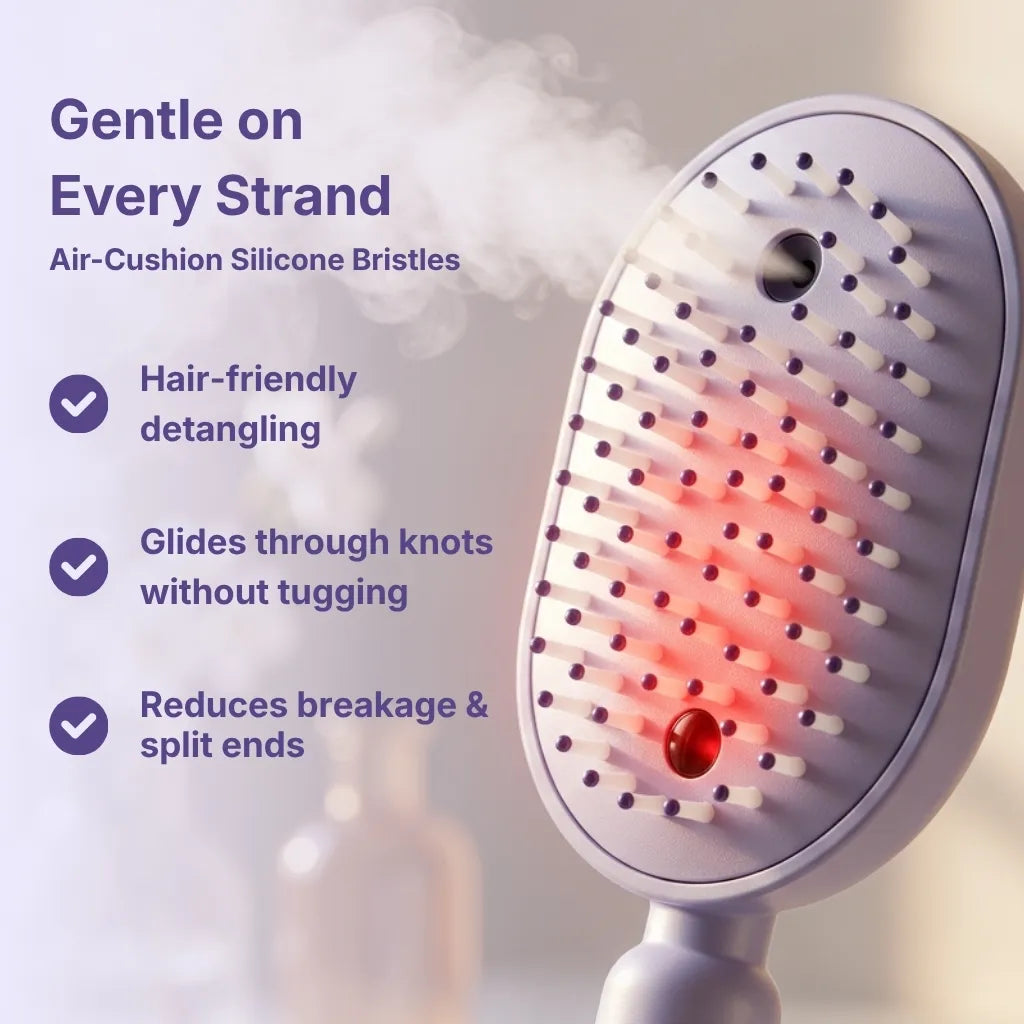 GlossUp Anti-Frizz Brush - Smooth. Shine. Gloss Up.